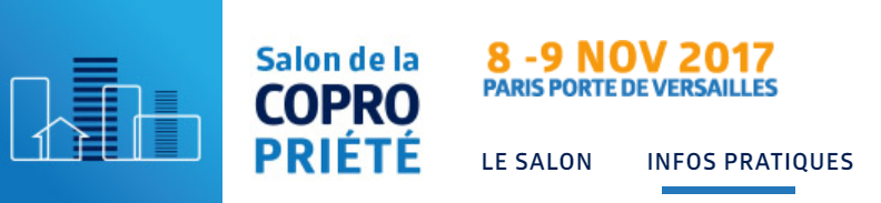 Evénement incontournable 2017 : Le salon de la Copropriété.