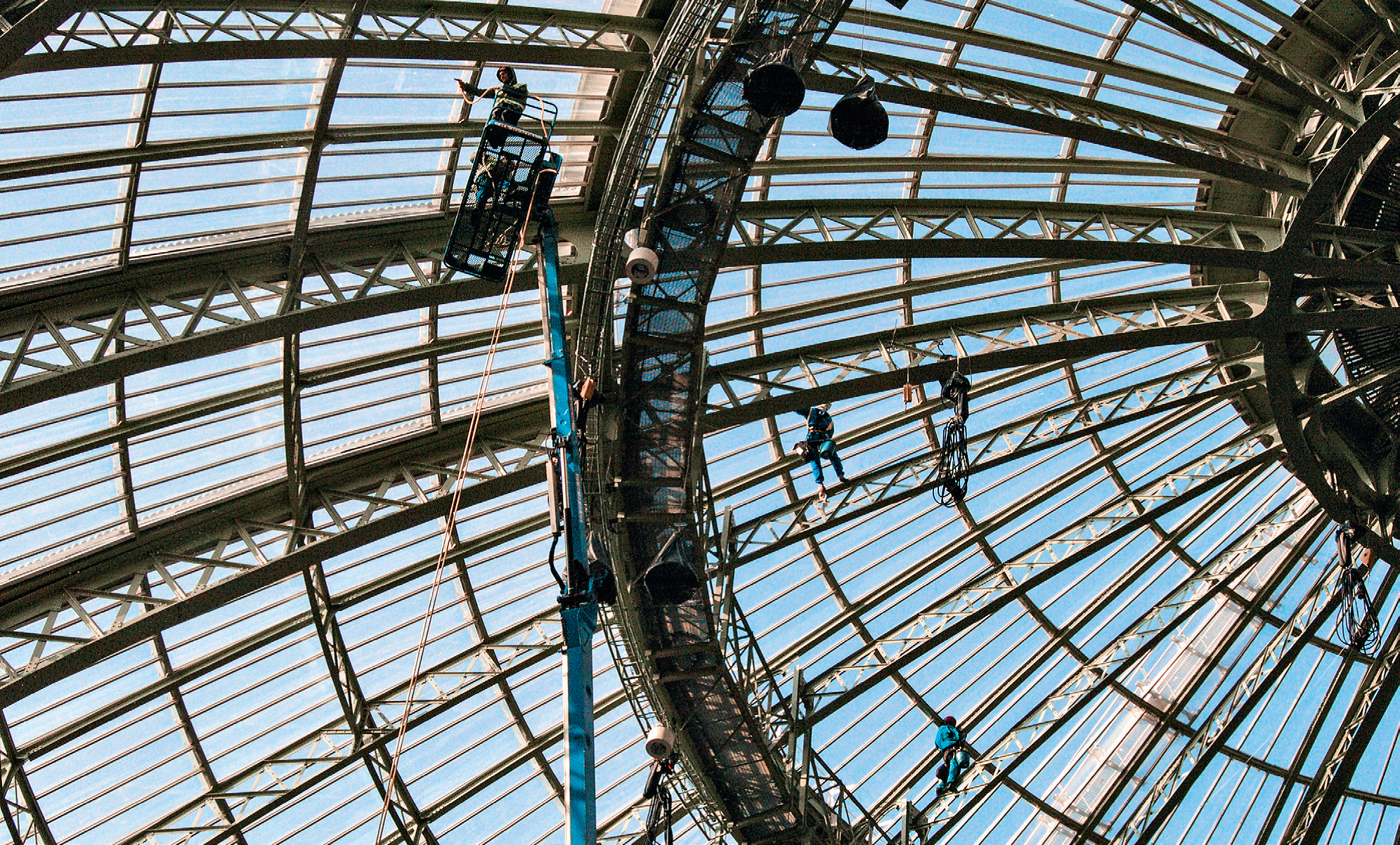 Travaux acrobatiques :  un métier à la hauteur